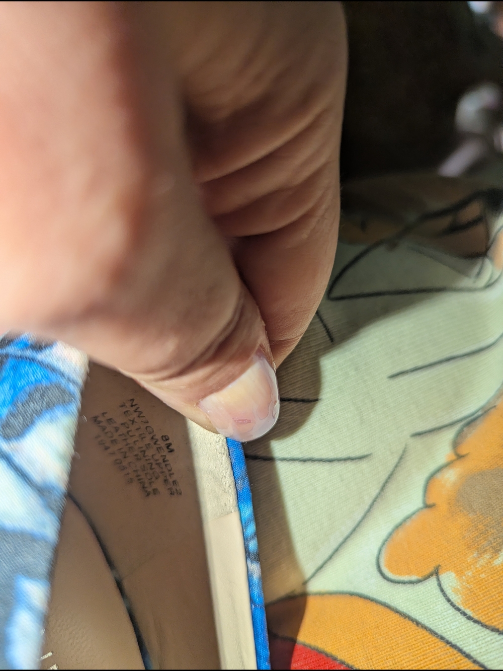 Nine West Blue Patterned Pointed-Toe Pumps - Picture 8 of 11